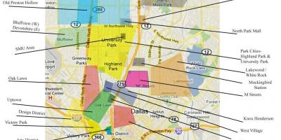 Mapa de Dallas barris