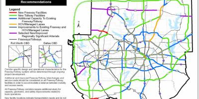 Dallas autopistes mapa