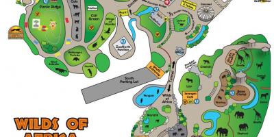 Mapa de Dallas zoo