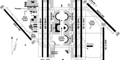 Dallas Fort Worth international airport mapa